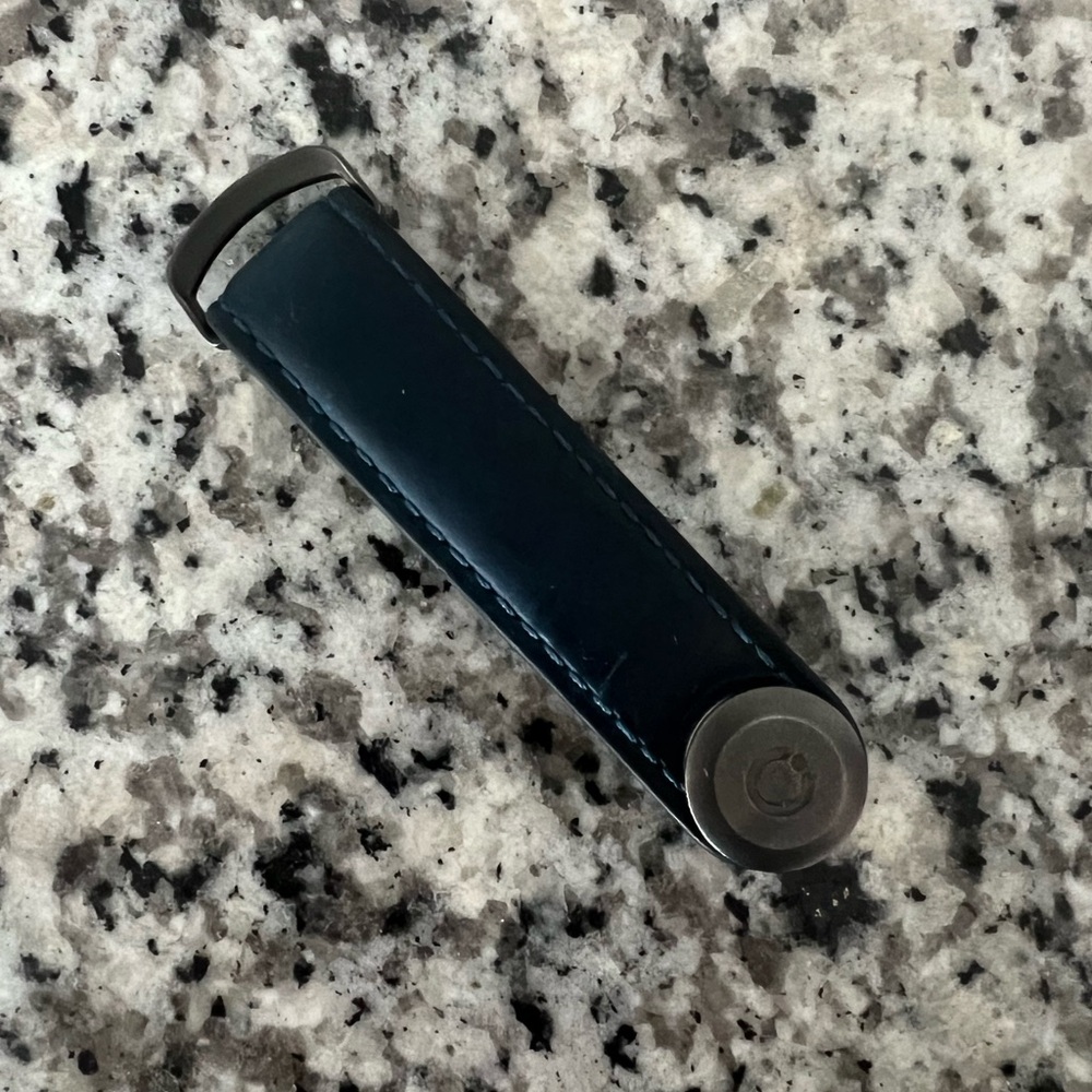 Orbitkey Blue Leather Key Holder